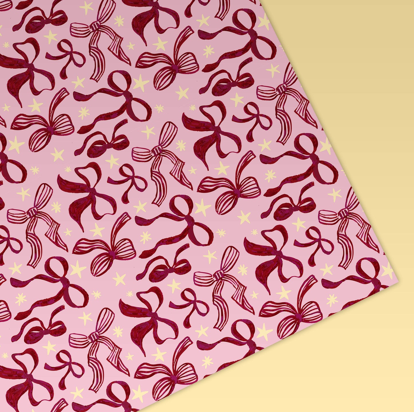 Bows Christmas Wrapping Paper