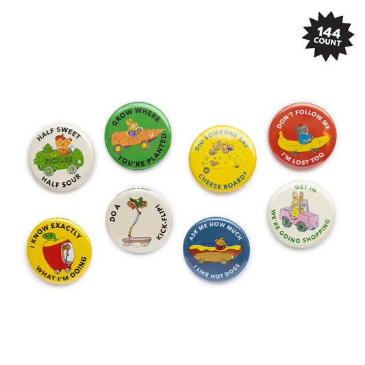 3P4 X Richard Scarry® - Badges !