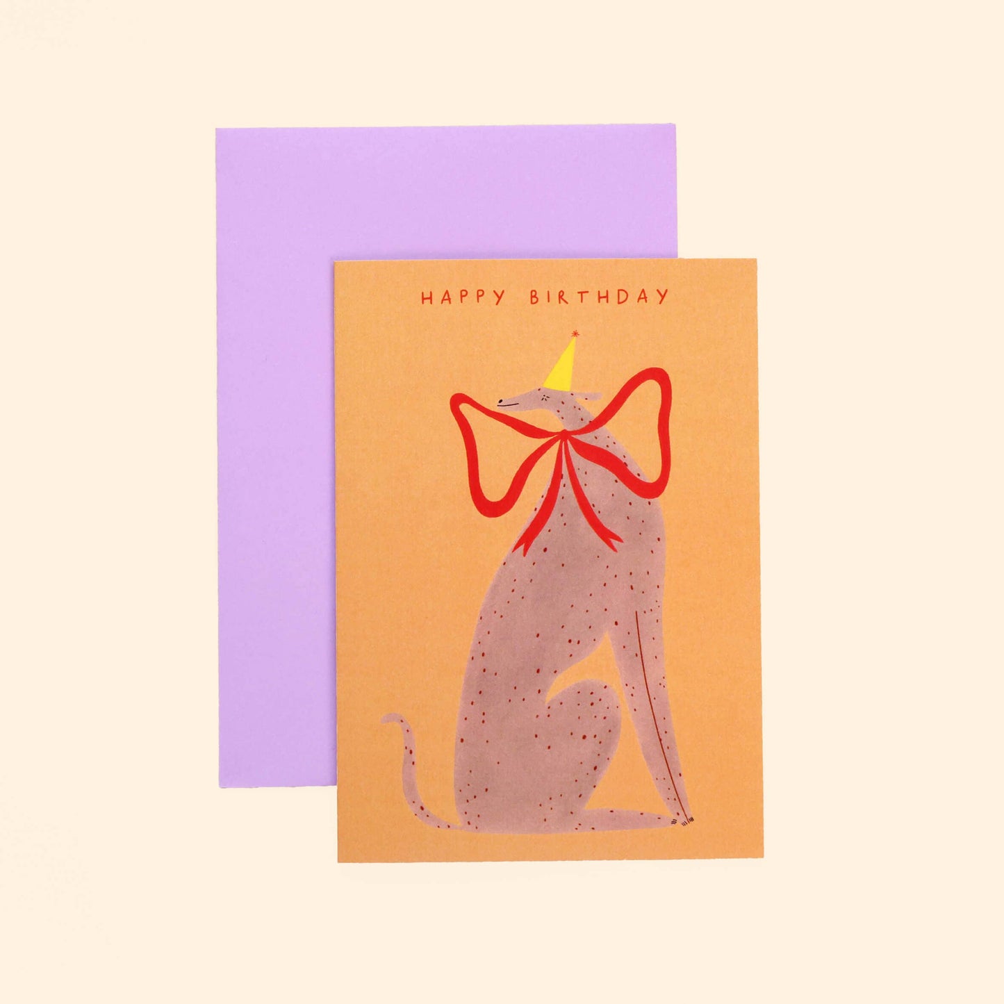 Whippet Birthday Card | Dog Themed Birthday Card | Trendy