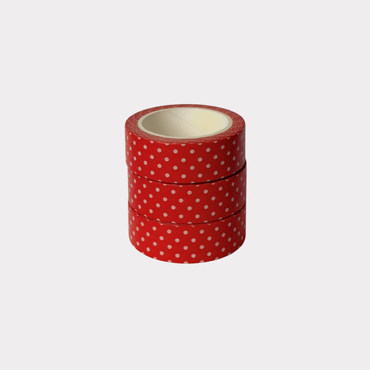 Red and White Polka Dot Washi Tape