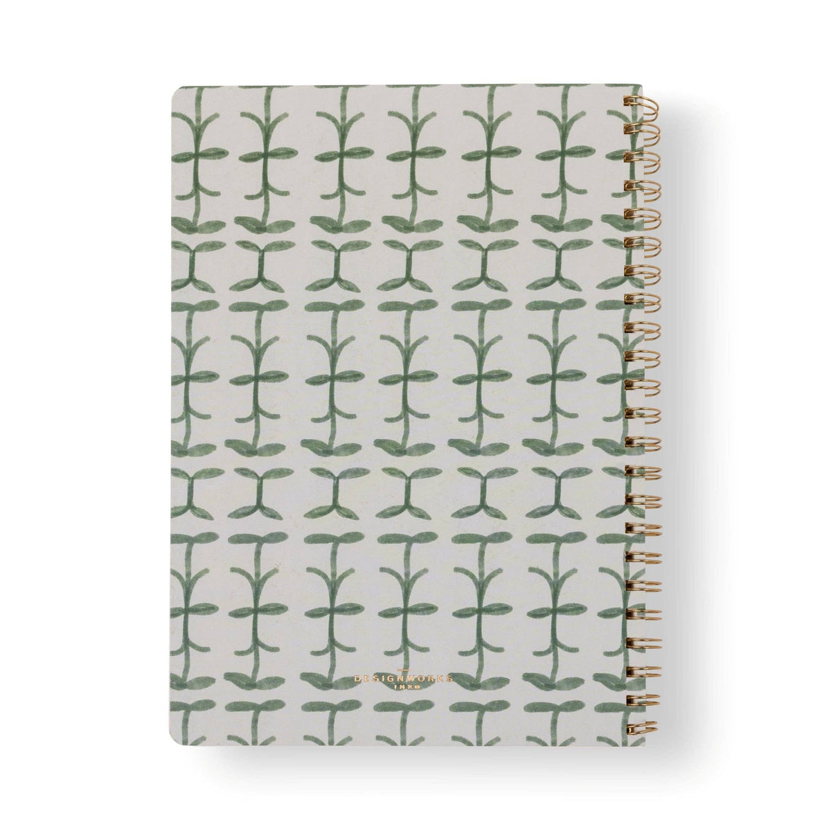 Tulip A4 Twin Wire Notebook - Green Vine