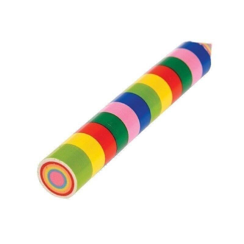 Pencil Shaped Rainbow Eraser