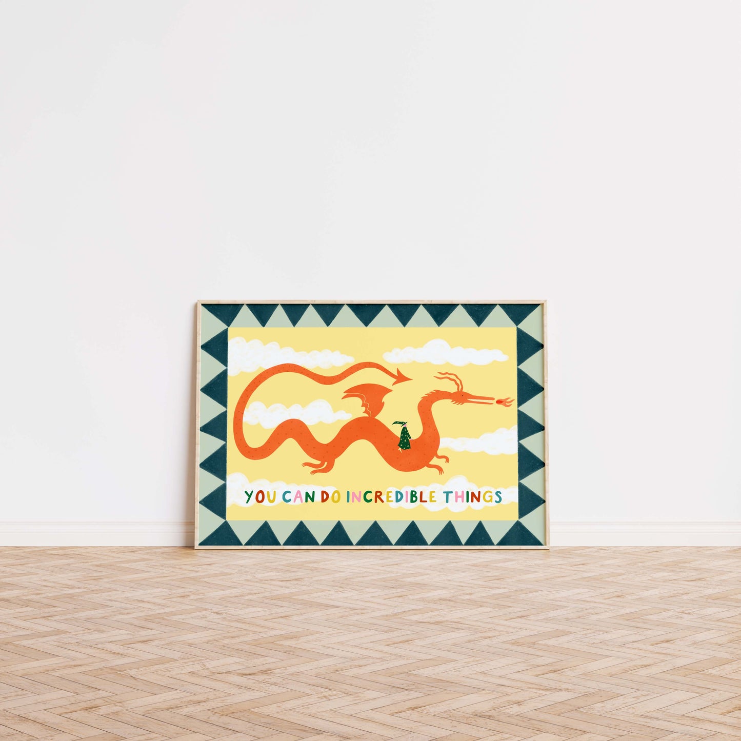 Incredible Things Dragon Art Print | Fantasy Children's Art: A5