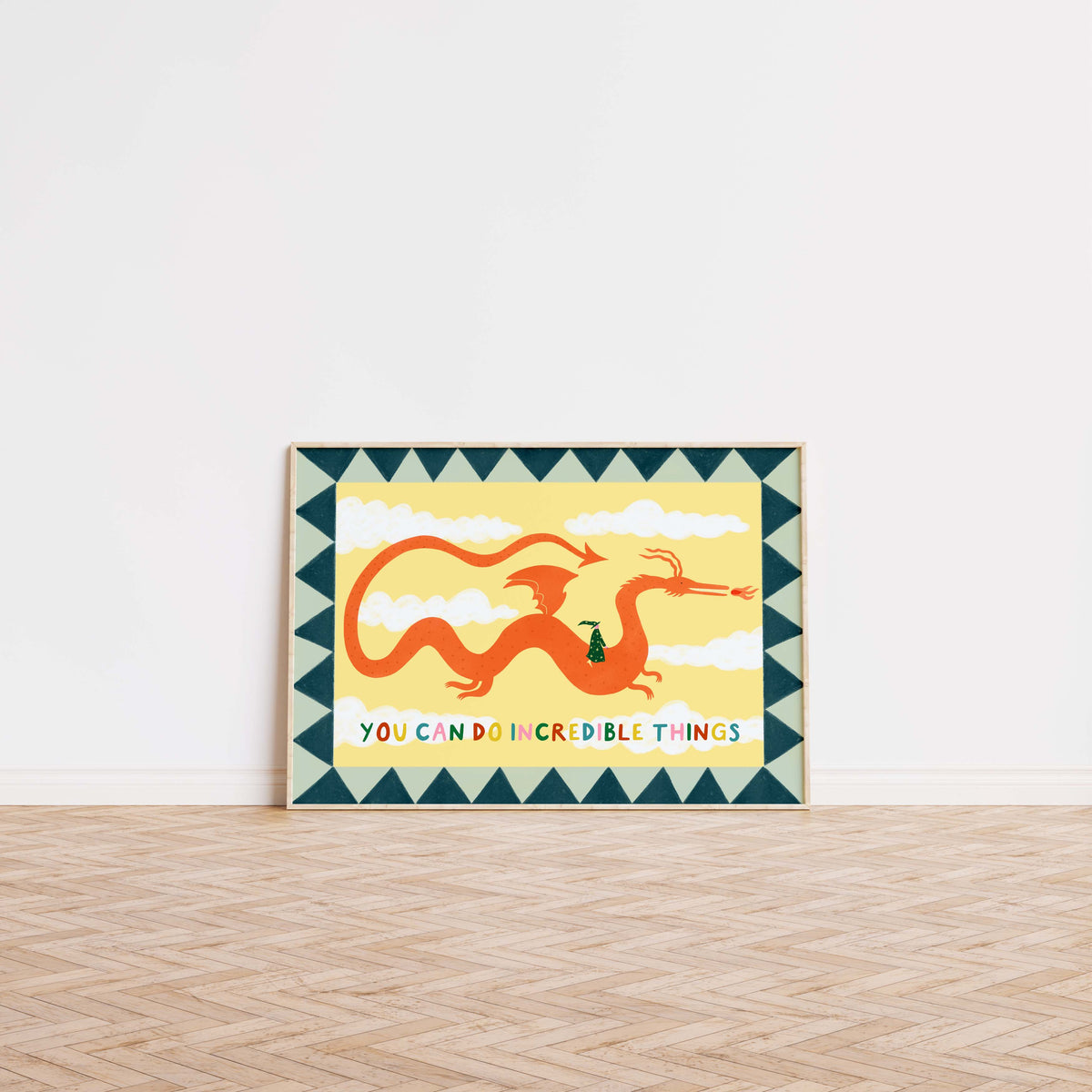 Incredible Things Dragon Art Print | Fantasy Children's Art: A3