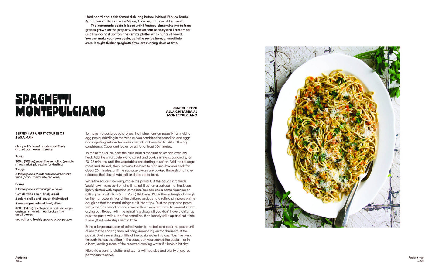 Adriatico - Cook Book
