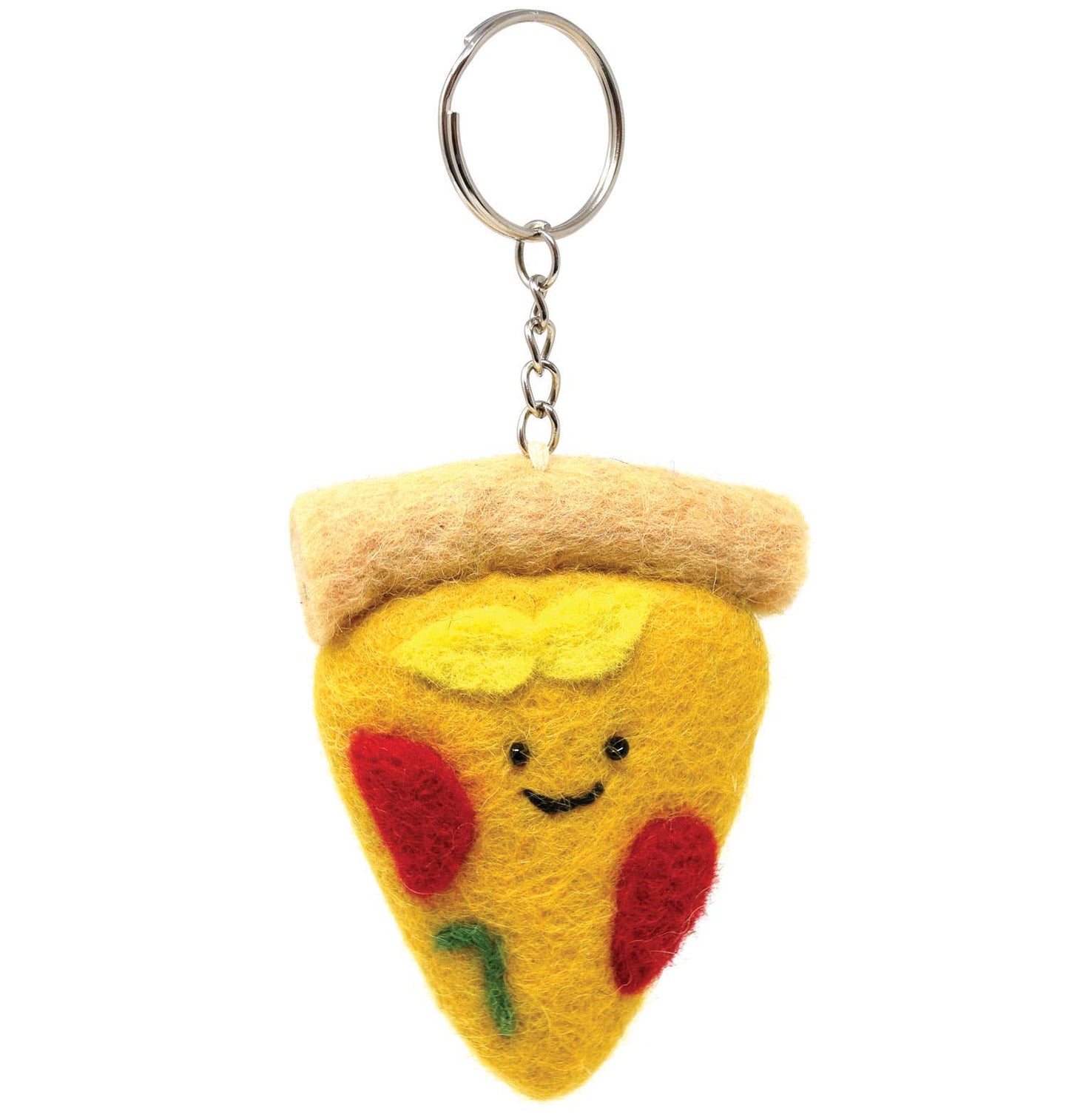 Felt Keychain - Pizza Felt Keyring
