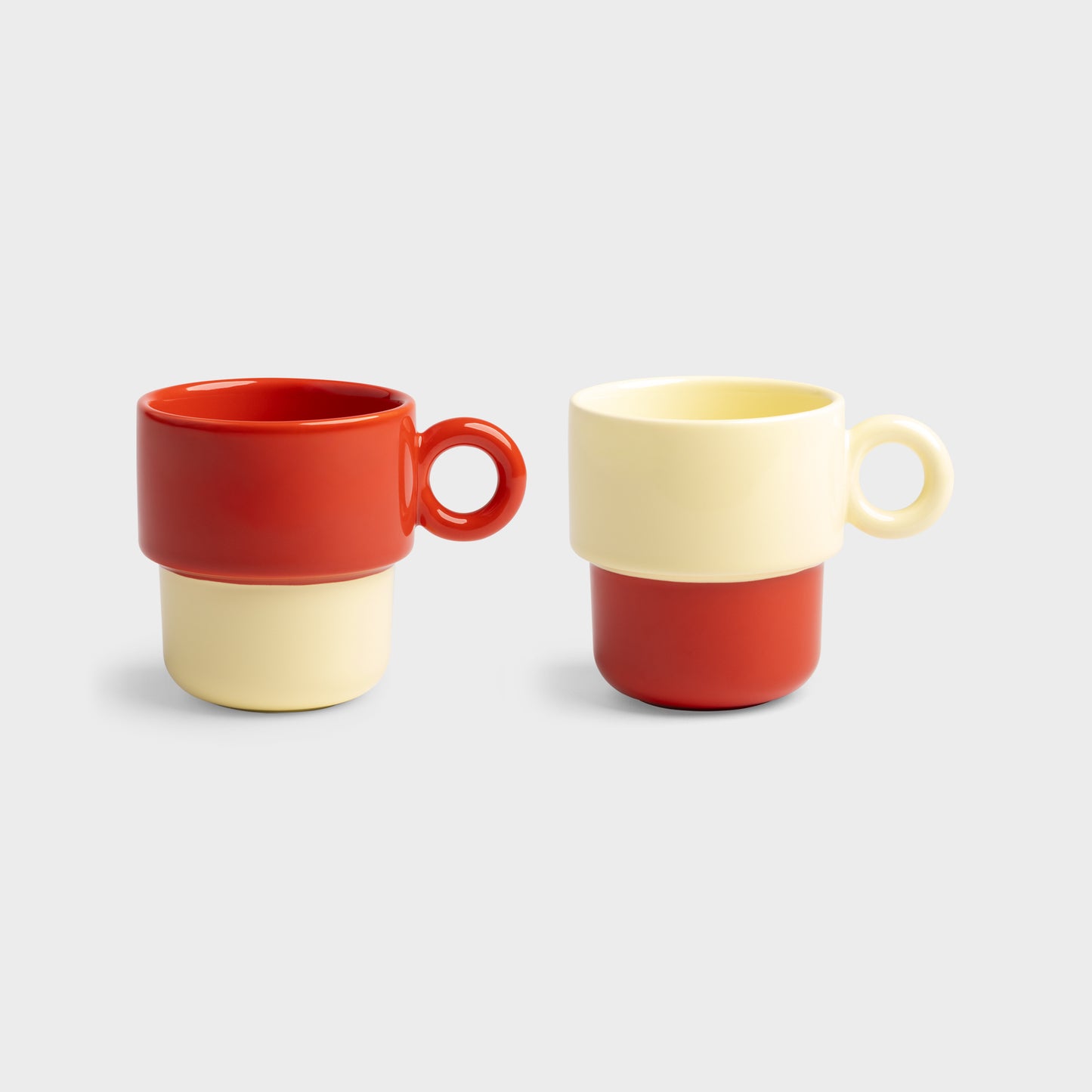 &Klevering Mug Chiquito - Red, Butter Yellow