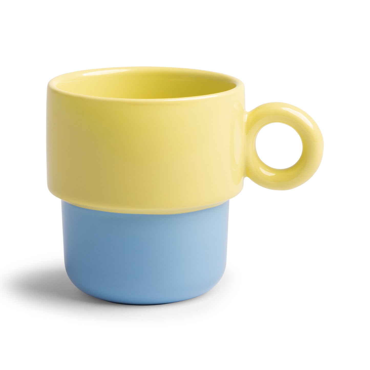 &Klevering Mug Chiquito - Blue, Butter Yellow