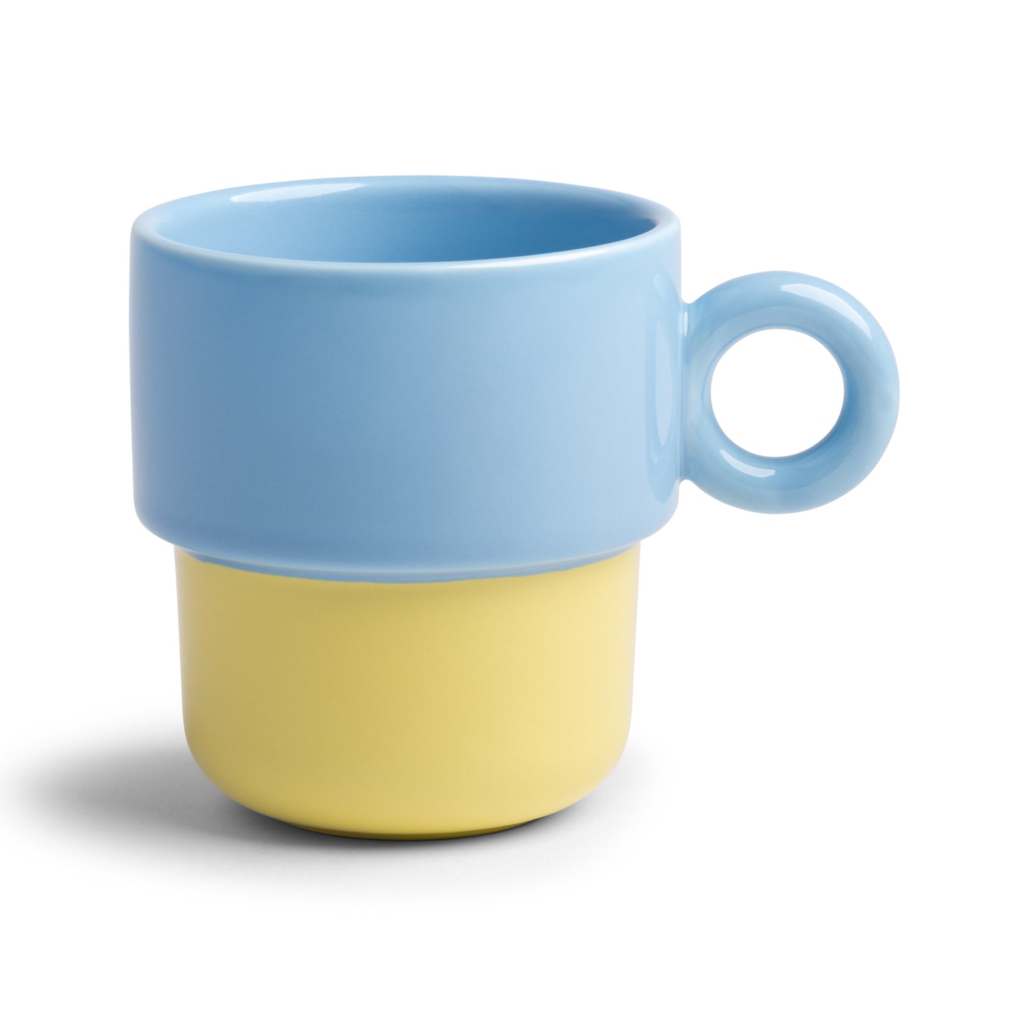 &Klevering Mug Chiquito - Blue, Butter Yellow
