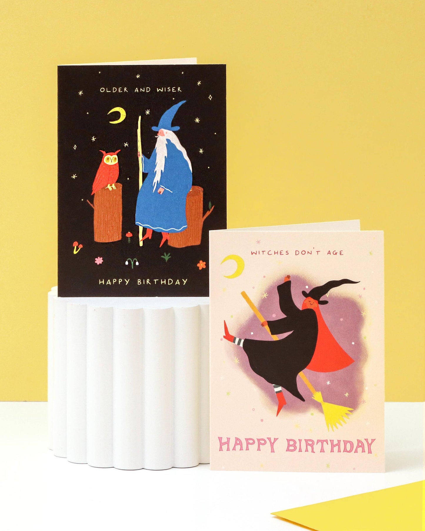 Older and Wiser Birthday Card | Wizard Card | Men's Birthday
