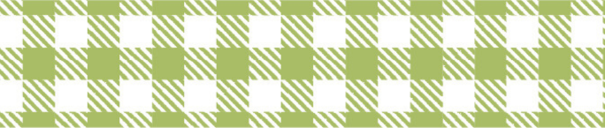 mt 1P deco - stripe checkered light moss green
