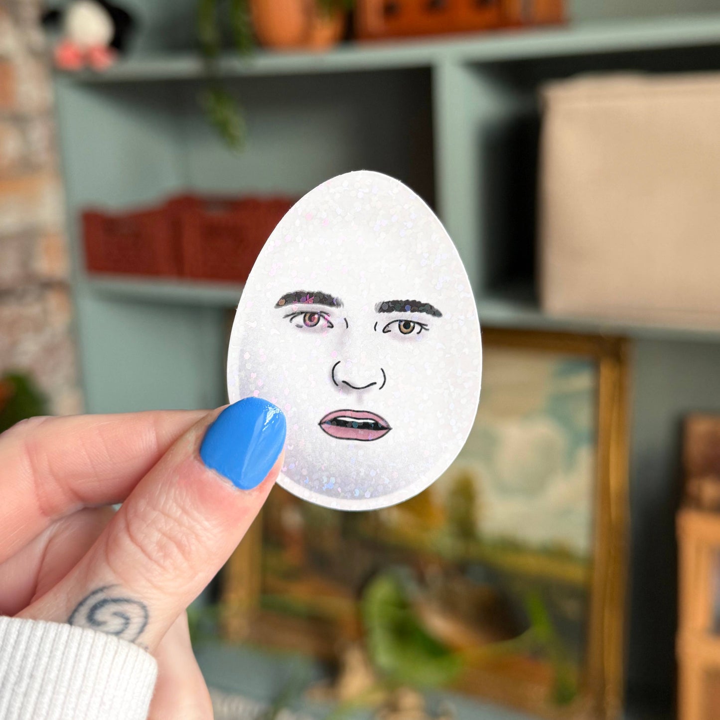 Eggward Vinyl Sticker | Glossy Laptop Sticker