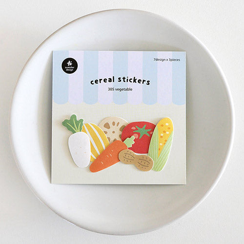 Suatelier Cereal Sticker Pack - vegetable