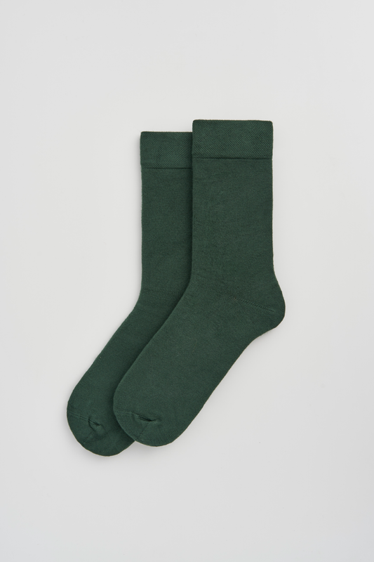 Pairs - Glen Green Bamboo Socks