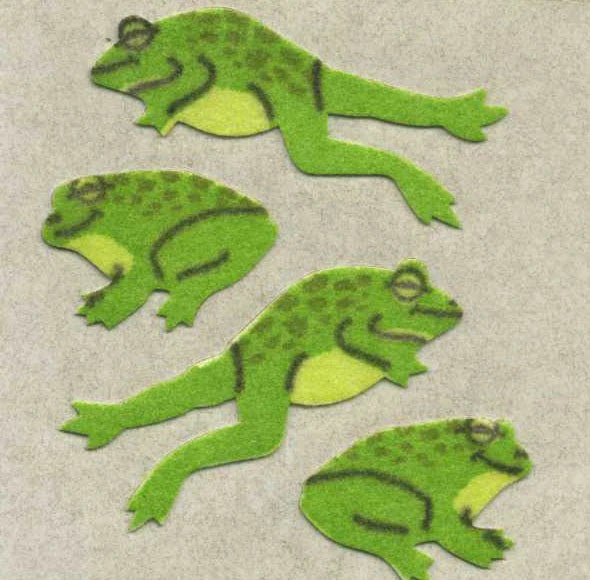 Vintage Stickers on the Roll ! Various Designs