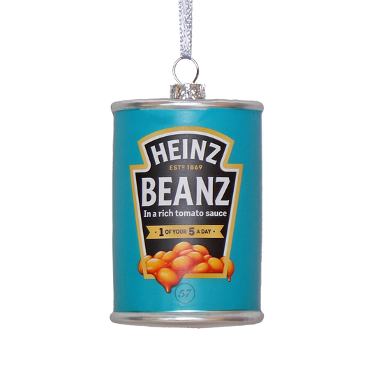 HEINZ Beanz Glass Decoration, 8cm