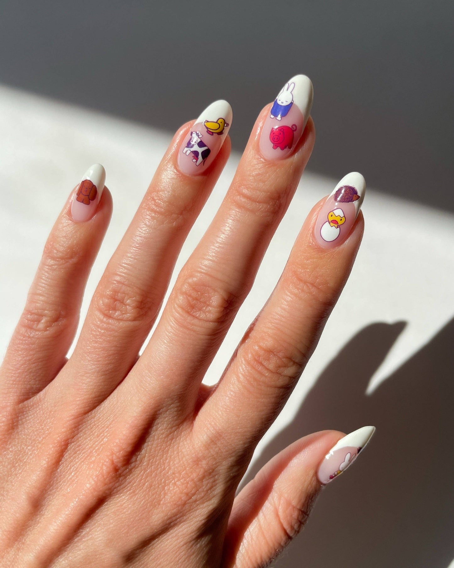 Nail Art Stickers - MIFFY AT THE FARM