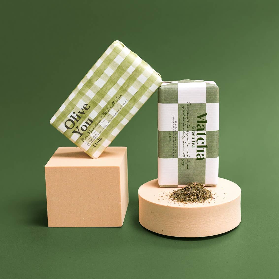 Olive You Soap (Gingham)