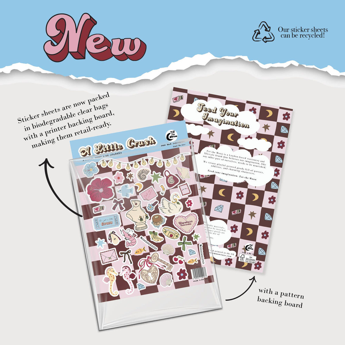 A5 Sticker Sheet - A Little Crush