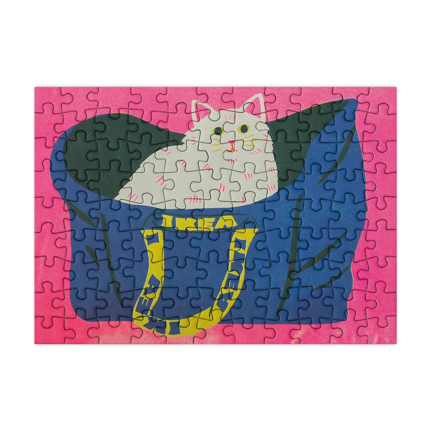 Cat in a bag - 99 Piece Mini Jigsaw Puzzle