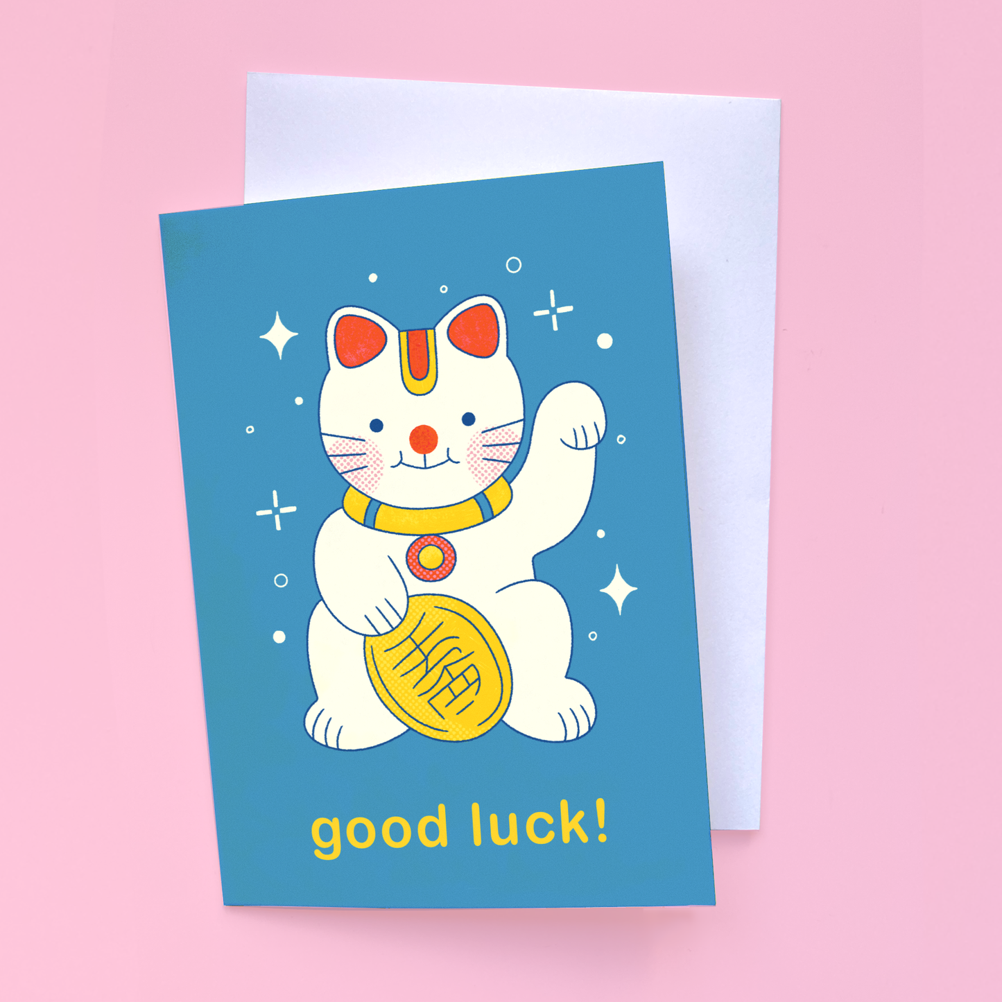 Good Luck greetings card