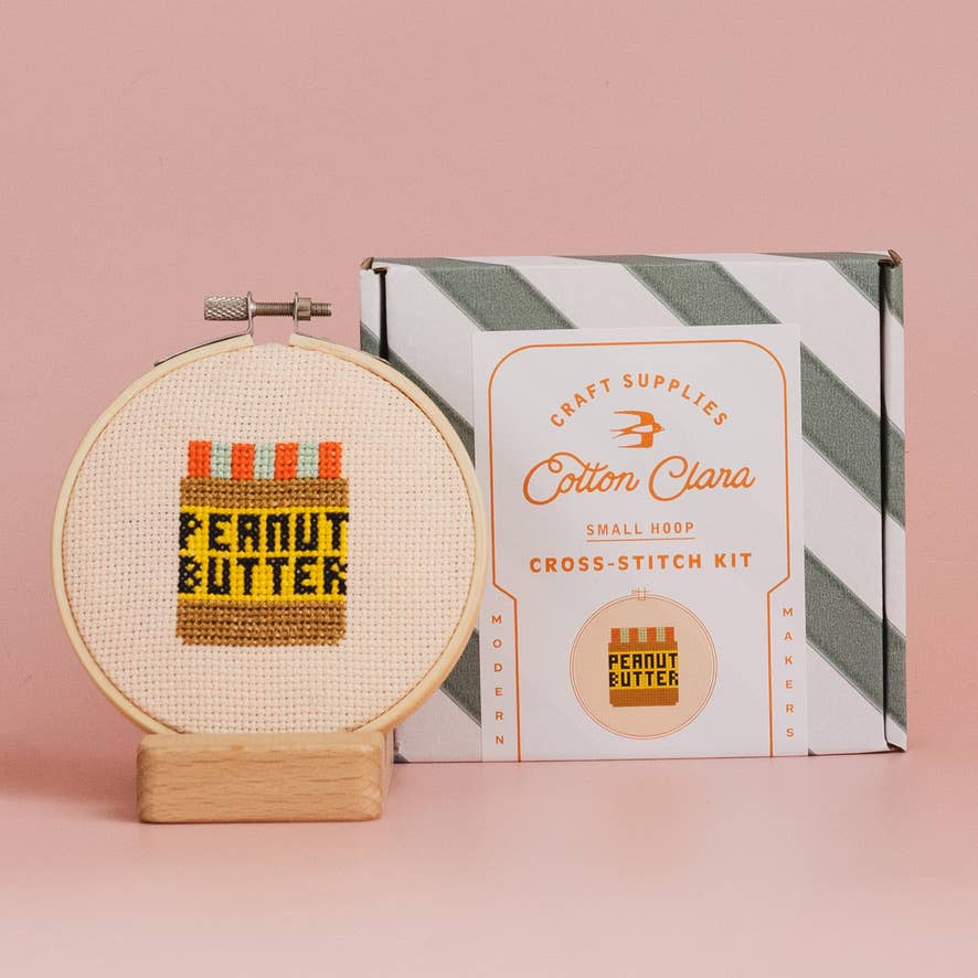 Peanut Butter Cross Stitch Kit