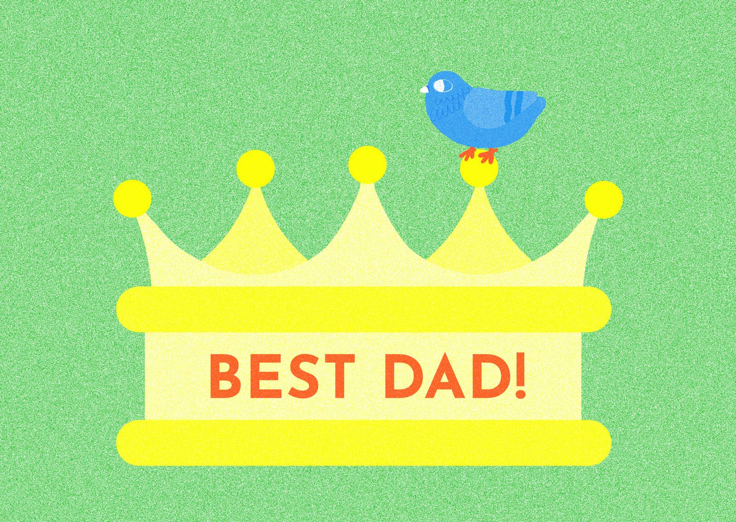 Best Dad Father's Day A6 Card