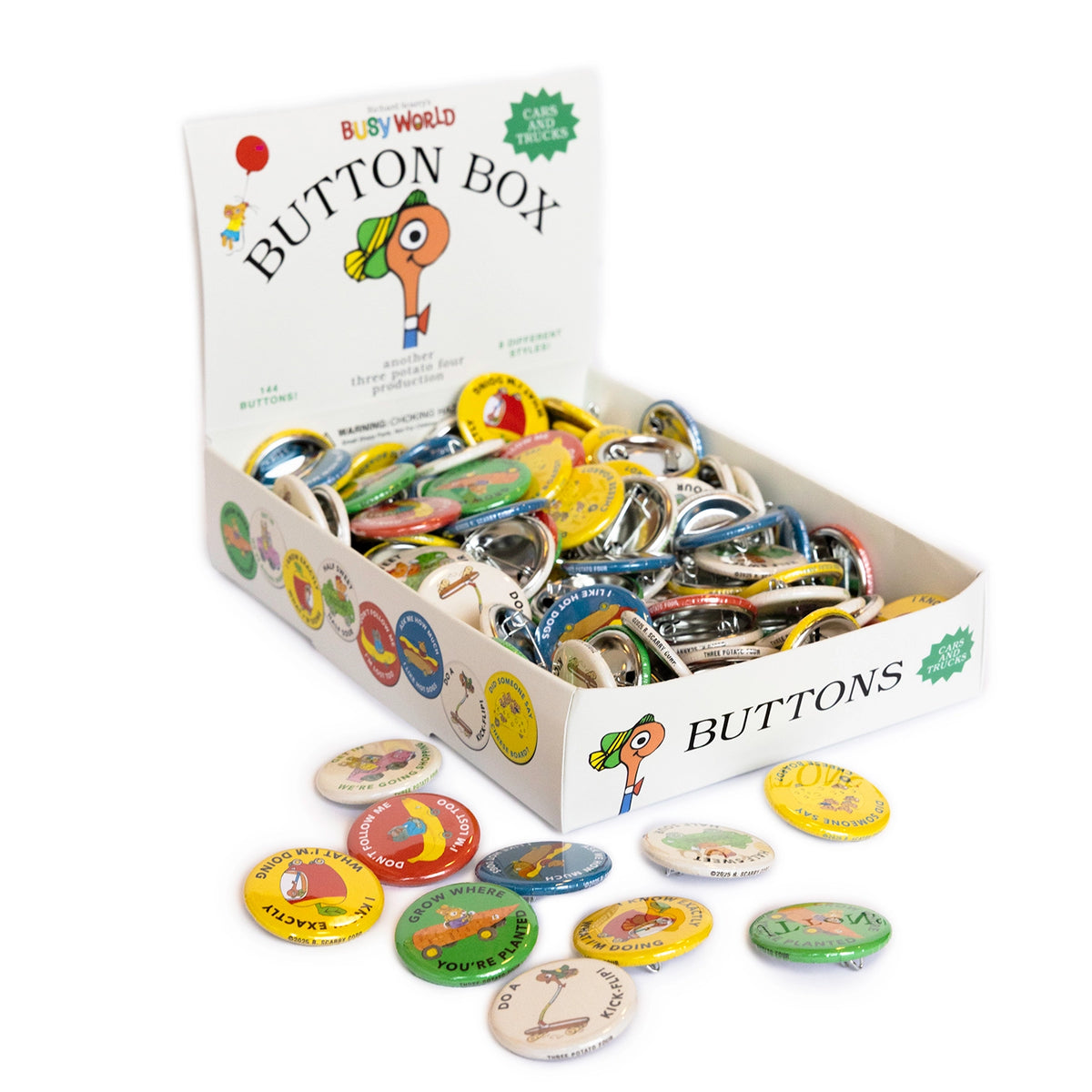3P4 X Richard Scarry® - Badges !