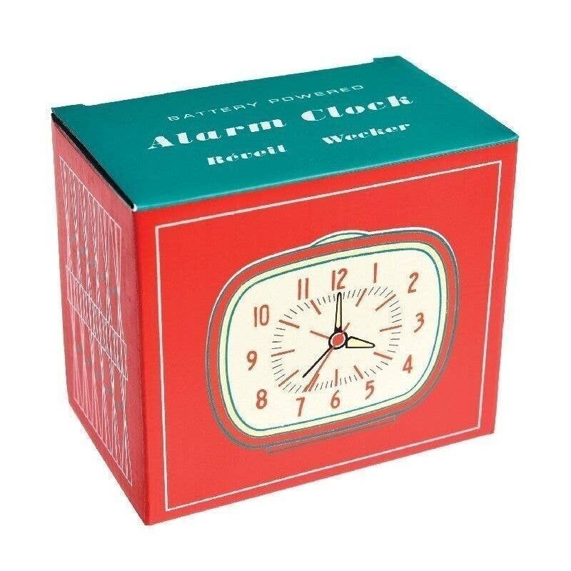 Retro Alarm Clock - Red