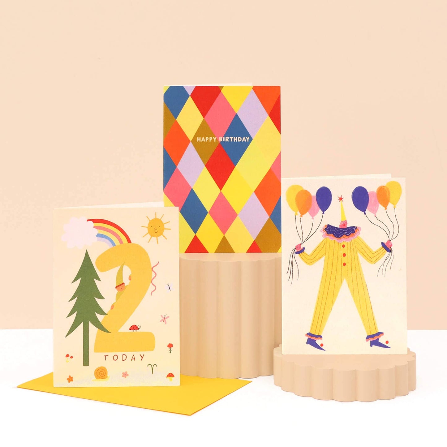 Circus Clown Birthday Card | Happy Birthday | Balloons | A6