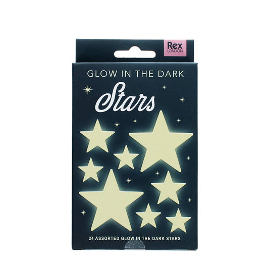 Glow in the dark stick-on shapes (box of 24) - Stars