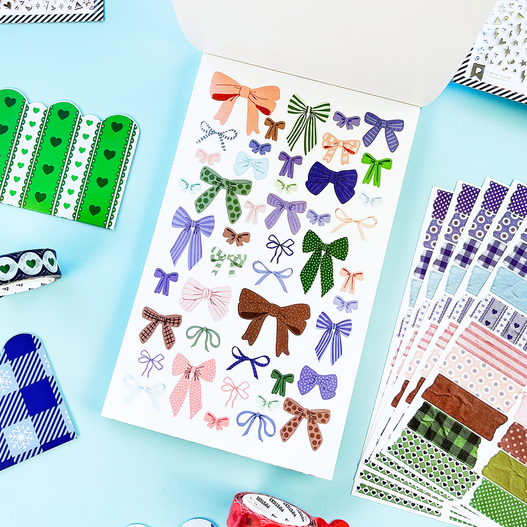 Winter Whimsy Pipsticks Junk Journal Sticker Book