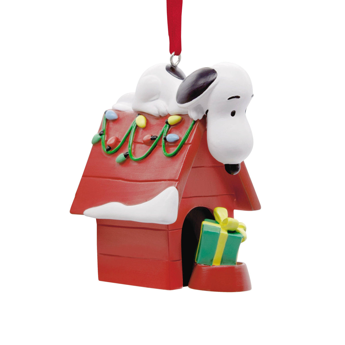 Collectable PEANUTS™ Christmas - SNOOPY on Doghouse Ornament: Peanuts