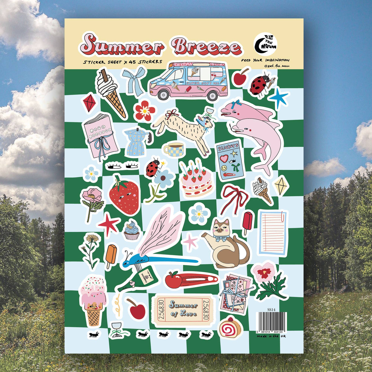 A5 Sticker Sheet - Summer Breeze