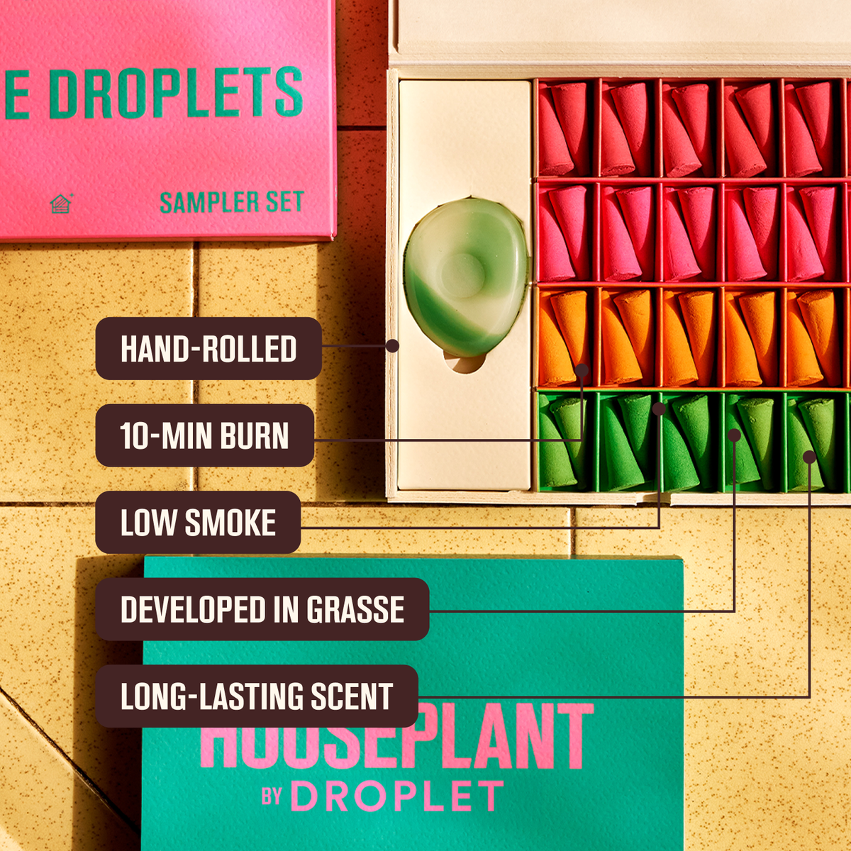 Houseplant by DROPLET Droplets by Seth | 48 Incense Cones: Default Title