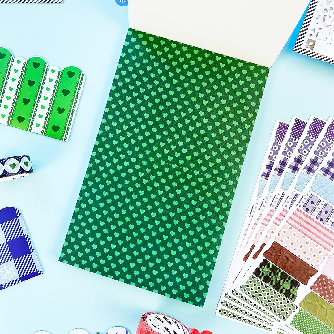 Winter Whimsy Pipsticks Junk Journal Sticker Book