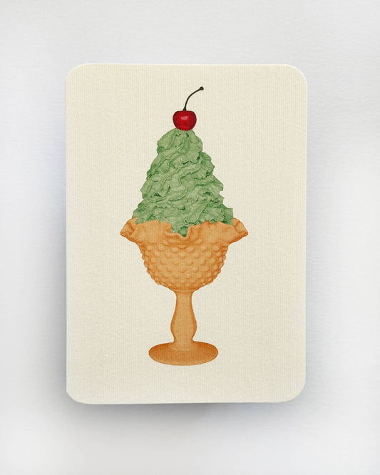 Mint Chantilly Cream Greeting Card | Birthday Card