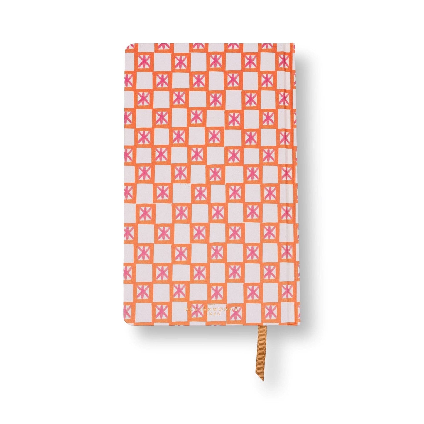 DesignWorks Ink Tulip Journal - Orange Check