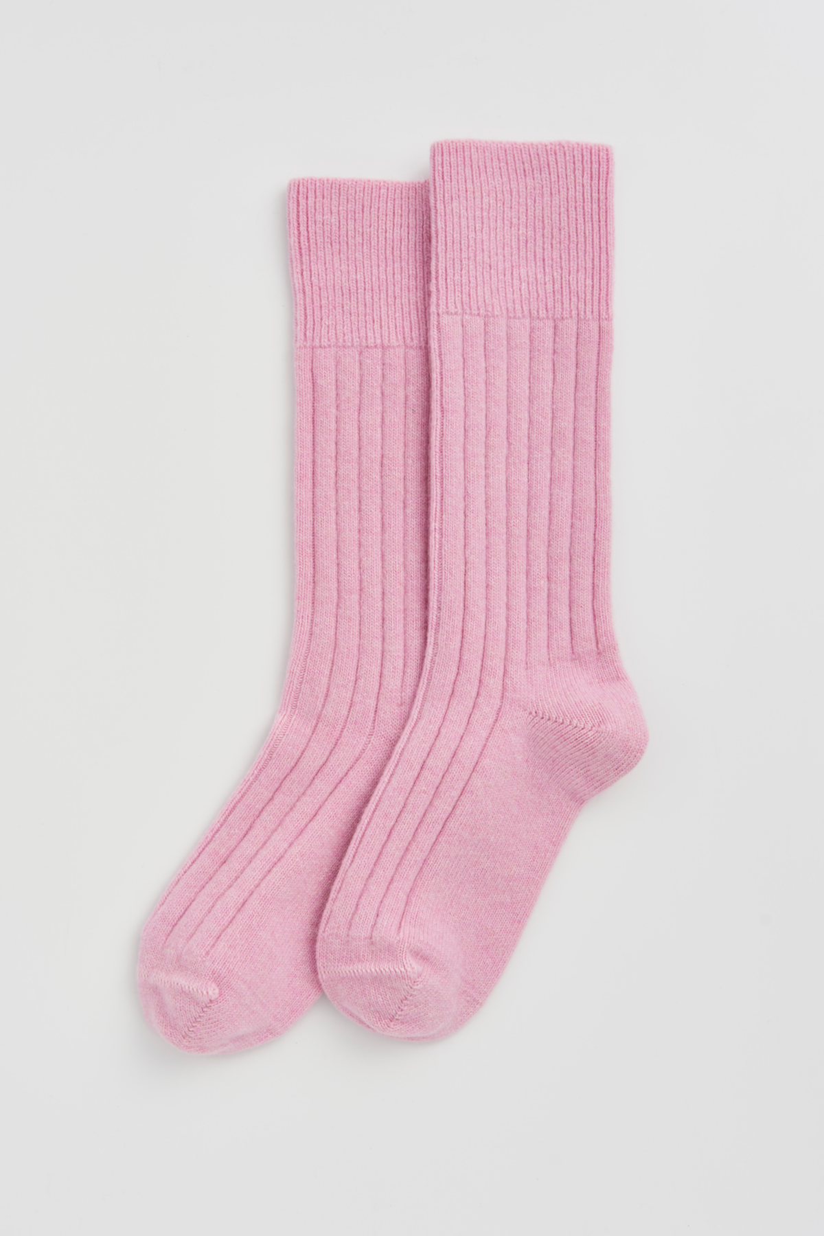 Pairs - Sugar Pink Merino Bed Socks