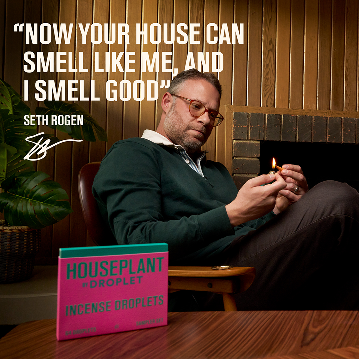 Houseplant by DROPLET Droplets by Seth | 48 Incense Cones: Default Title
