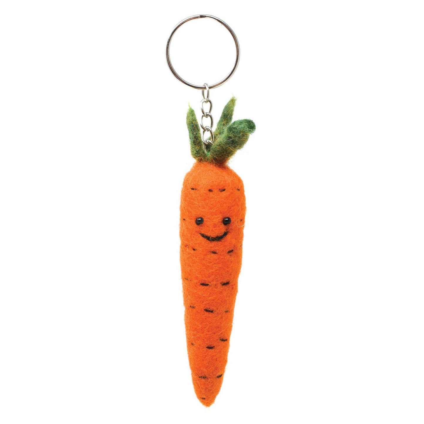 Felt Keychain - Carrot Felt Keyring