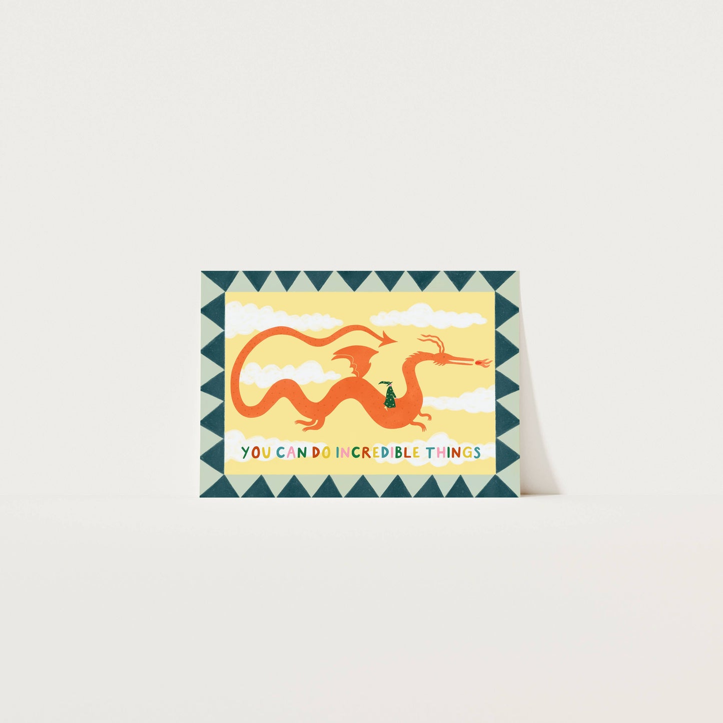 Incredible Things Dragon Art Print | Fantasy Children's Art: A5