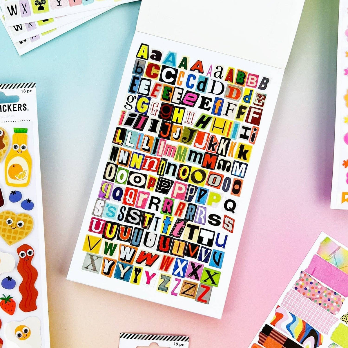 Pipsticks Mix & Match Junk Journal Sticker Book
