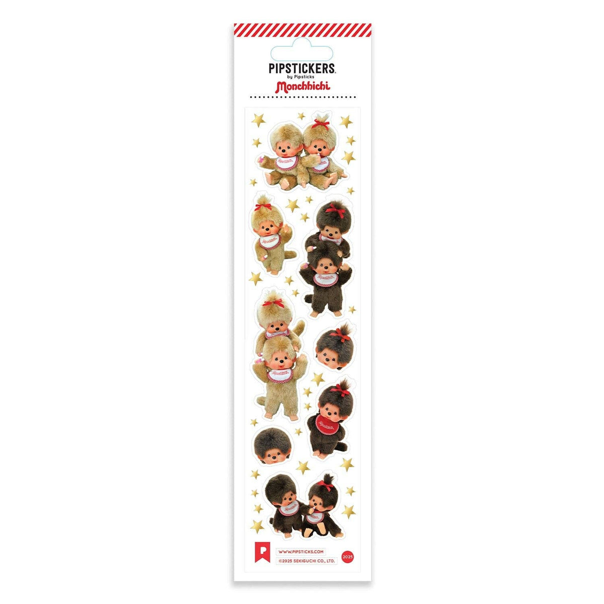 Pipsticks Monchhichi Cuddles Sticker sheet