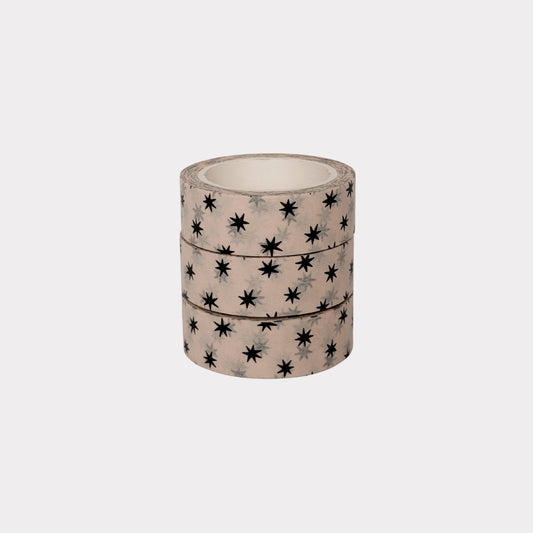 Black and White Stars Washi Tape
