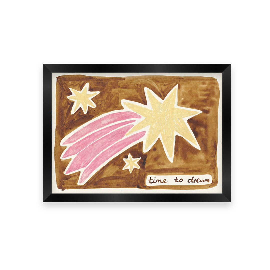 Inspirational Quote Art Print – Time To Dream: Unframed / A3 (297 x 420mm)