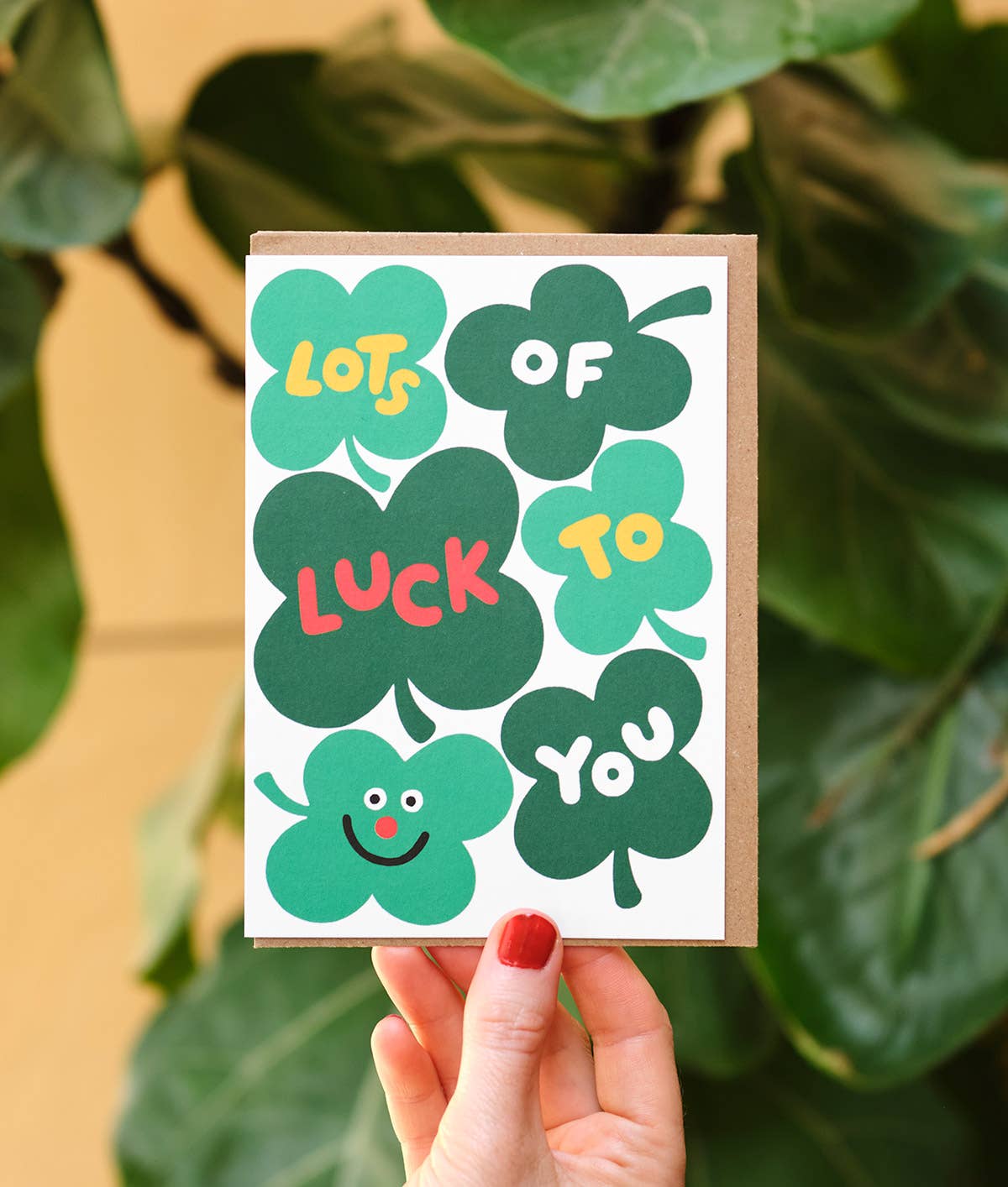 Lots Of Luck To You Greeting Card