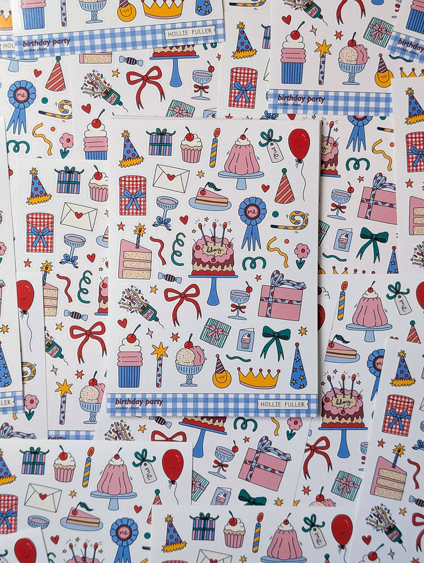 Mini Sticker Sheet - Birthday Party