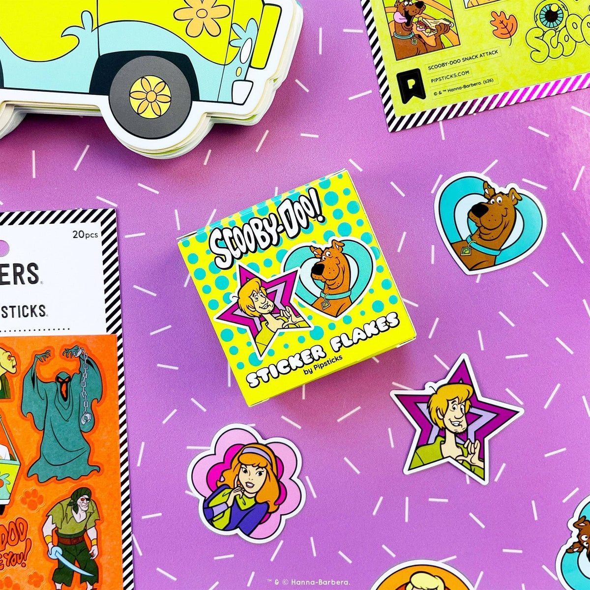 Pipsticks X Scooby-Doo Mystery Inc. Sticker Flakes