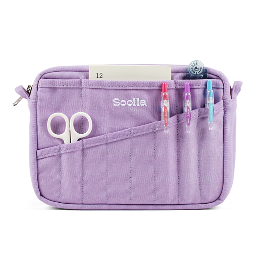 Soolla® Studio Pouch, Lilac Love (Stationery Pouch)